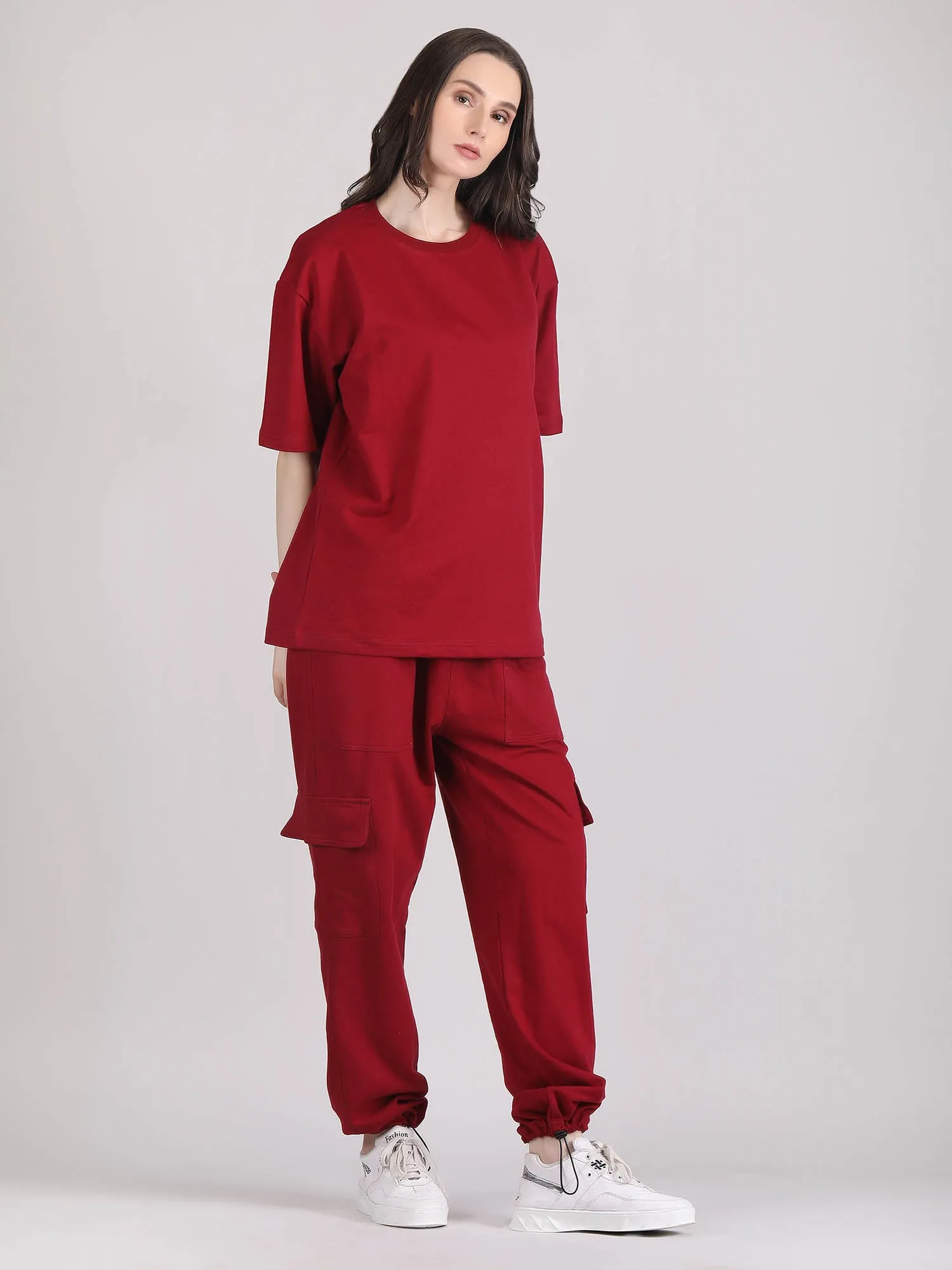 cotton co ord set - Oversized co ord set women's