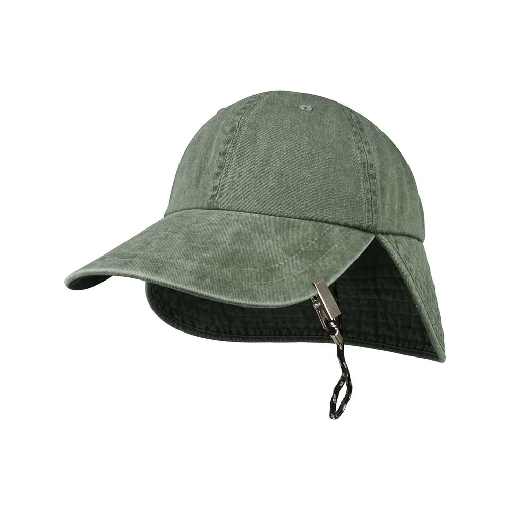 Cotton Twill Cap with Flap