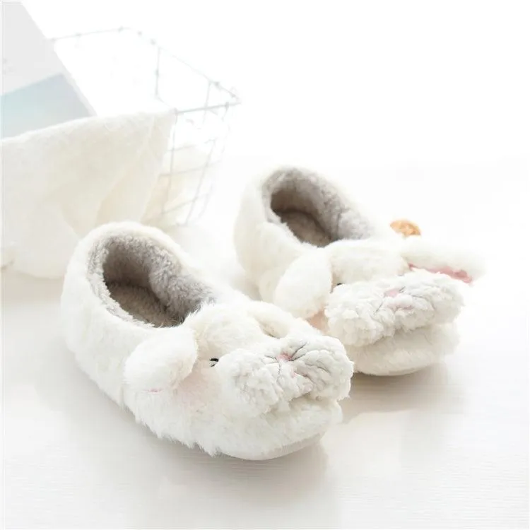 Cozy Cartoon Plush Slippers for Autumn and Winter Indoor Comfort