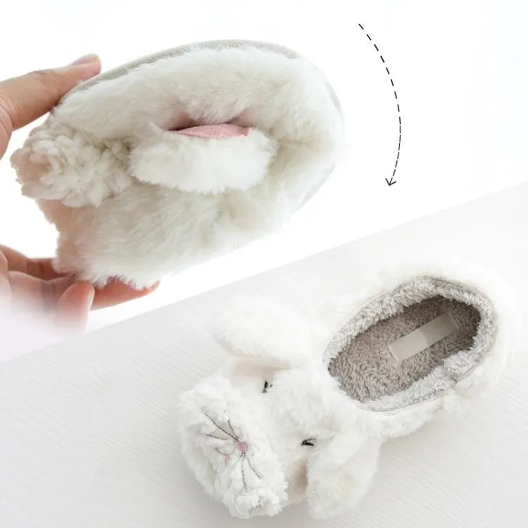 Cozy Cartoon Plush Slippers for Autumn and Winter Indoor Comfort