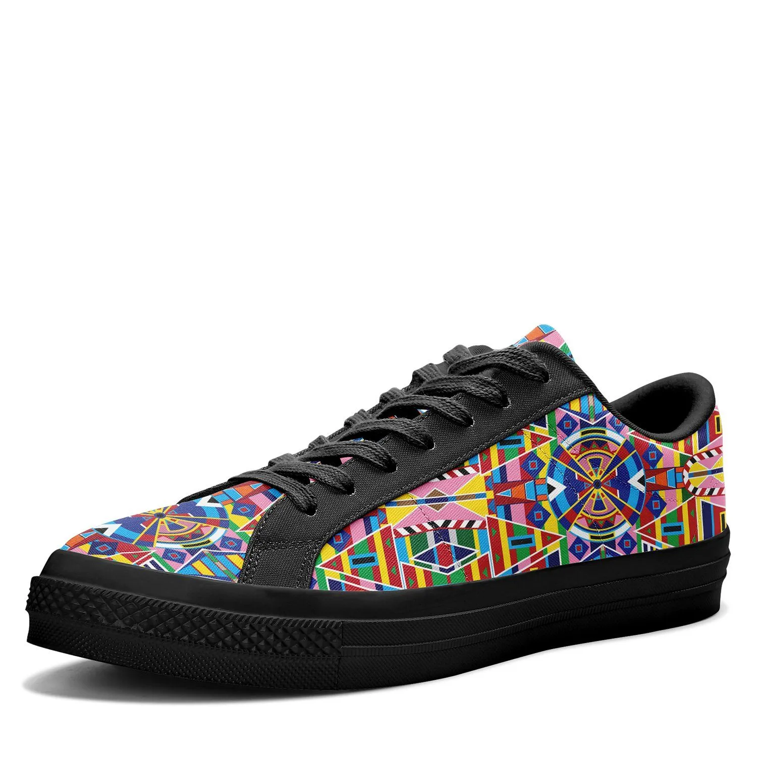 Crow Captive Aapisi Low Top Canvas Shoes Black Sole