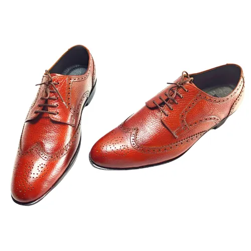 Custom Made Shoes Goodyear Welted Handstiched Handpainted Handmade Geniune Leather Wintip Shoes Brogue Shoes Oxford Formal Dress Mens Shoes