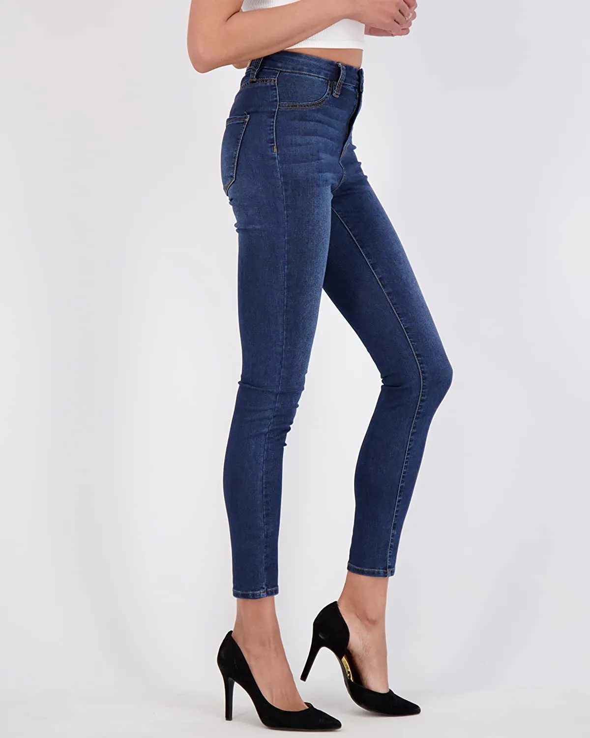 dollhouse Women's Skinny Jeans - Super Stretch Denim Curvy Jeans