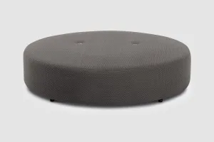 Double Round Outdoor Pouf