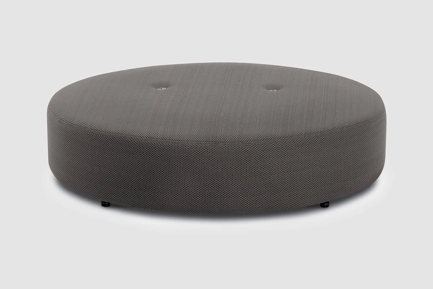 Double Round Outdoor Pouf