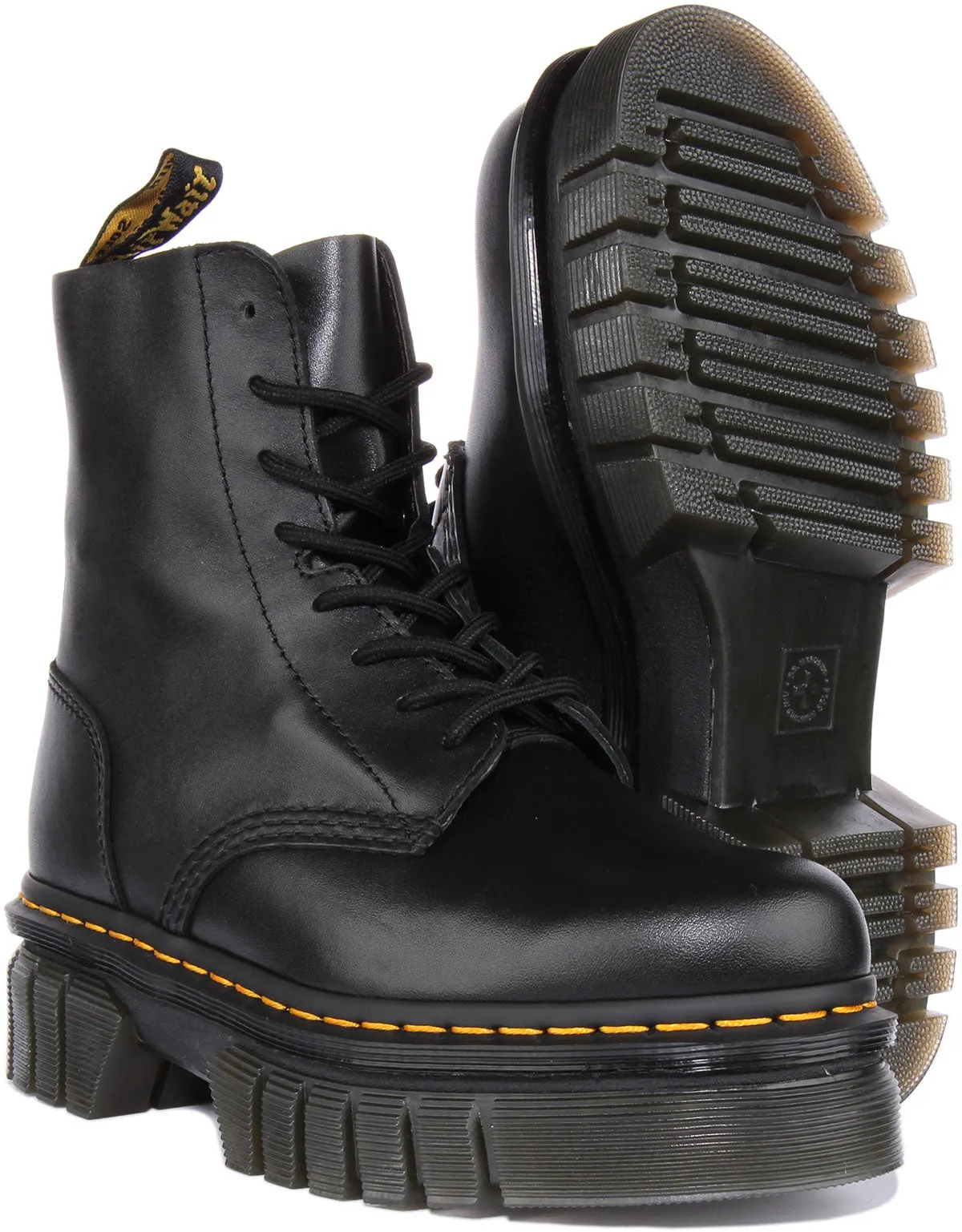 Dr Martens Audrich 8 Eyelet Boot In Black