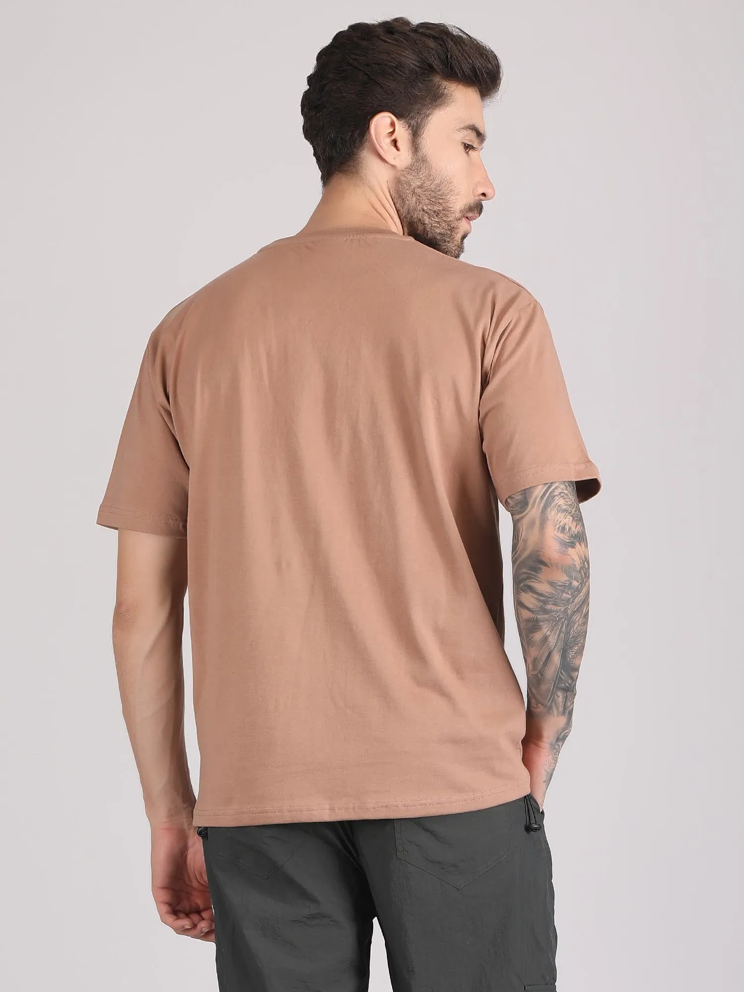 drop shoulder oversized t shirt