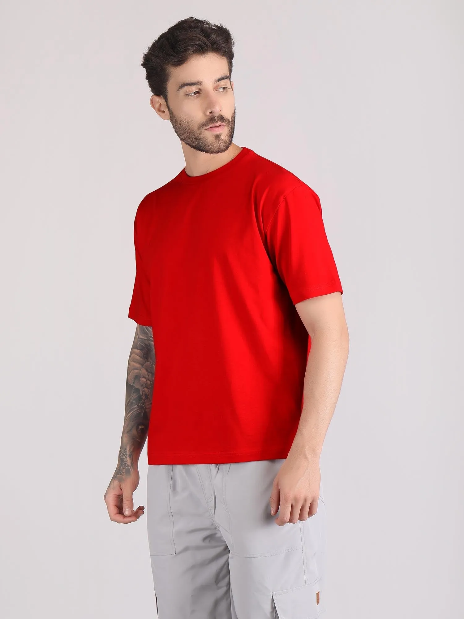 drop shoulder oversized t shirt