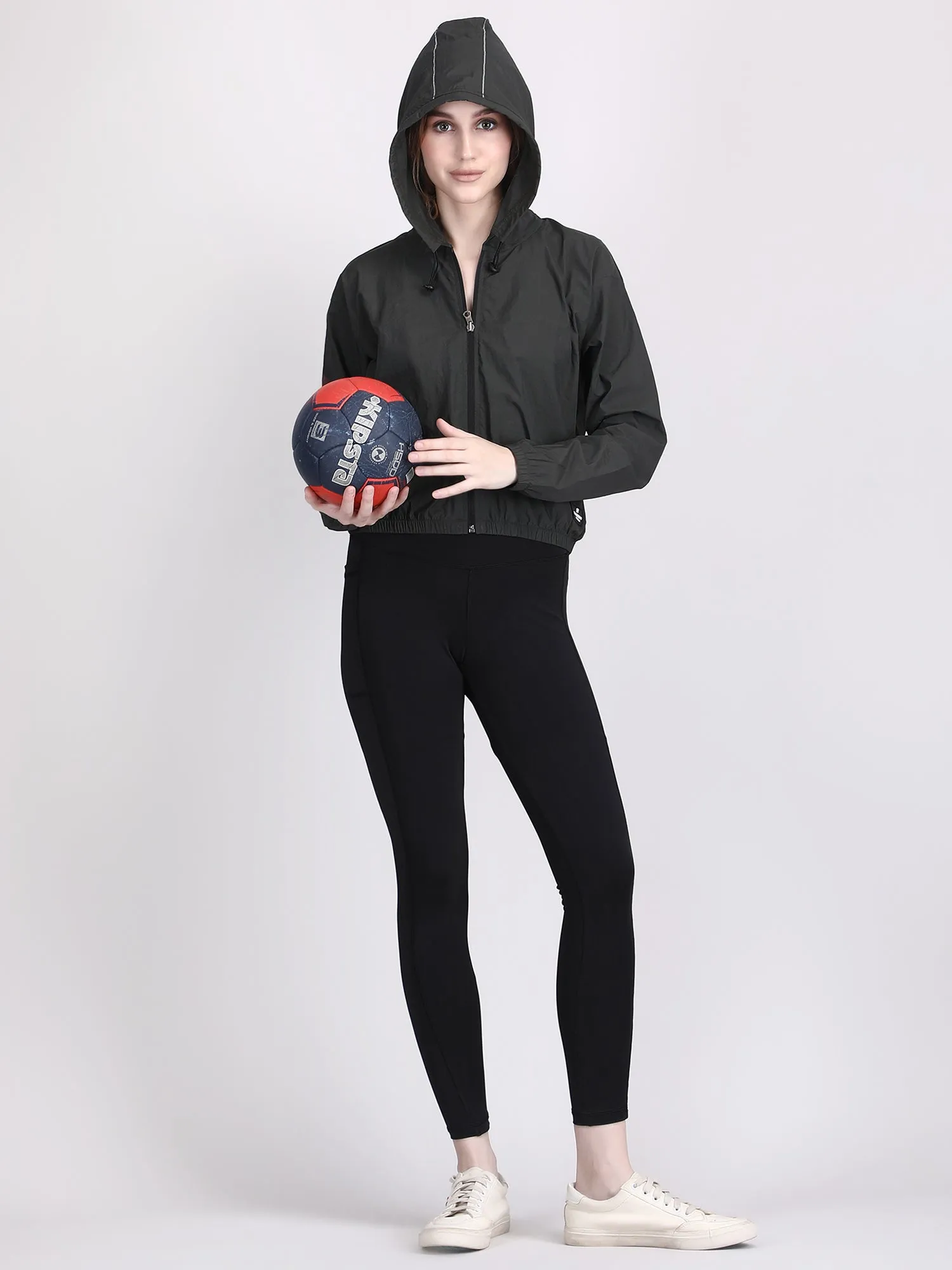 Dry-FIT crop jacket for women - waterproof