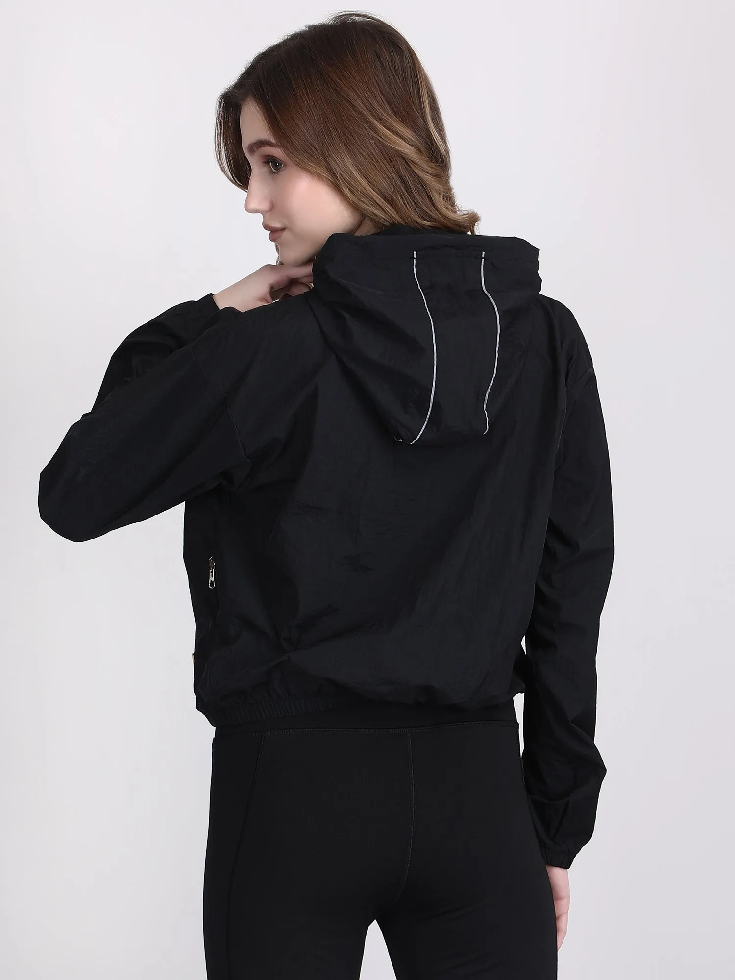 Dry-FIT crop jacket for women - waterproof