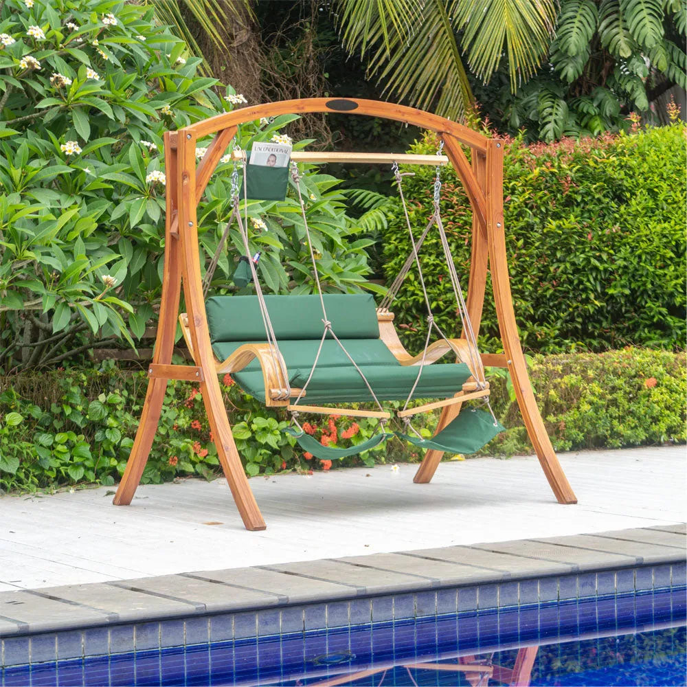 Dual Swing Chair with Stand