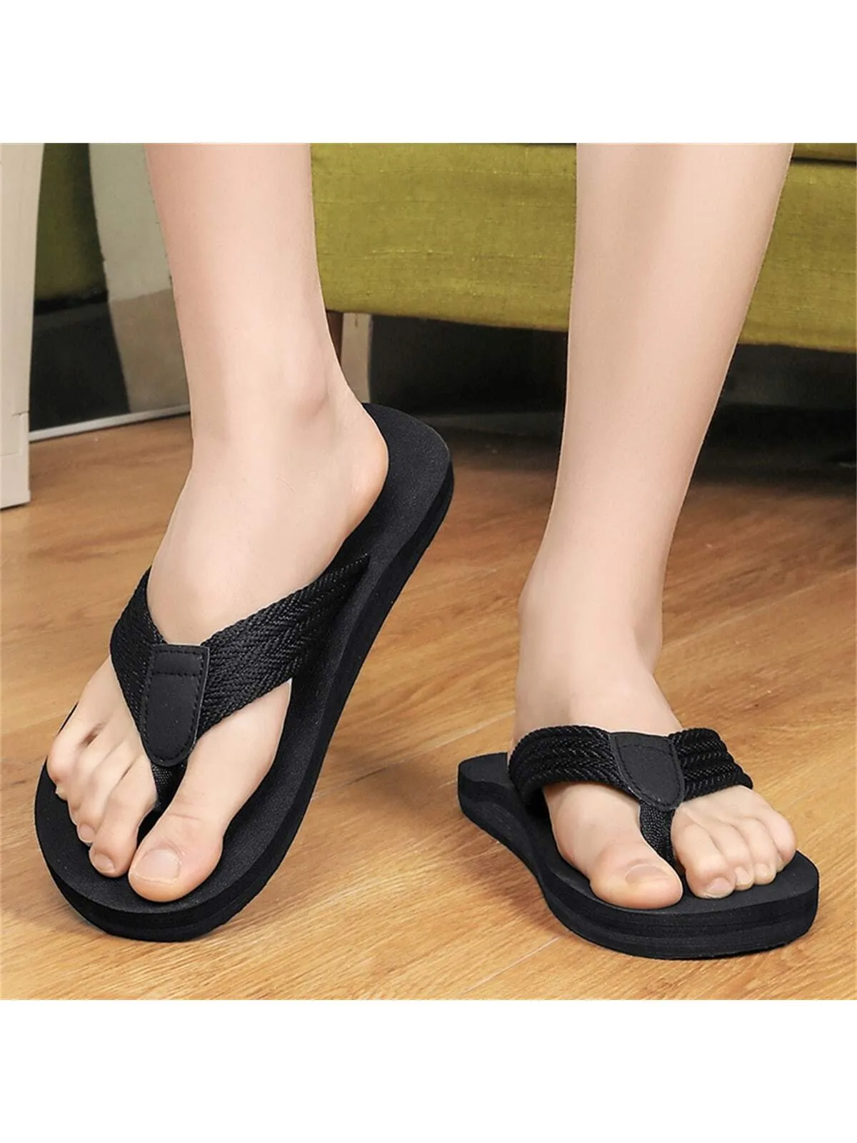 Extra Large Size Men's Slip-on Slides For Home, Daily & Beach Wear