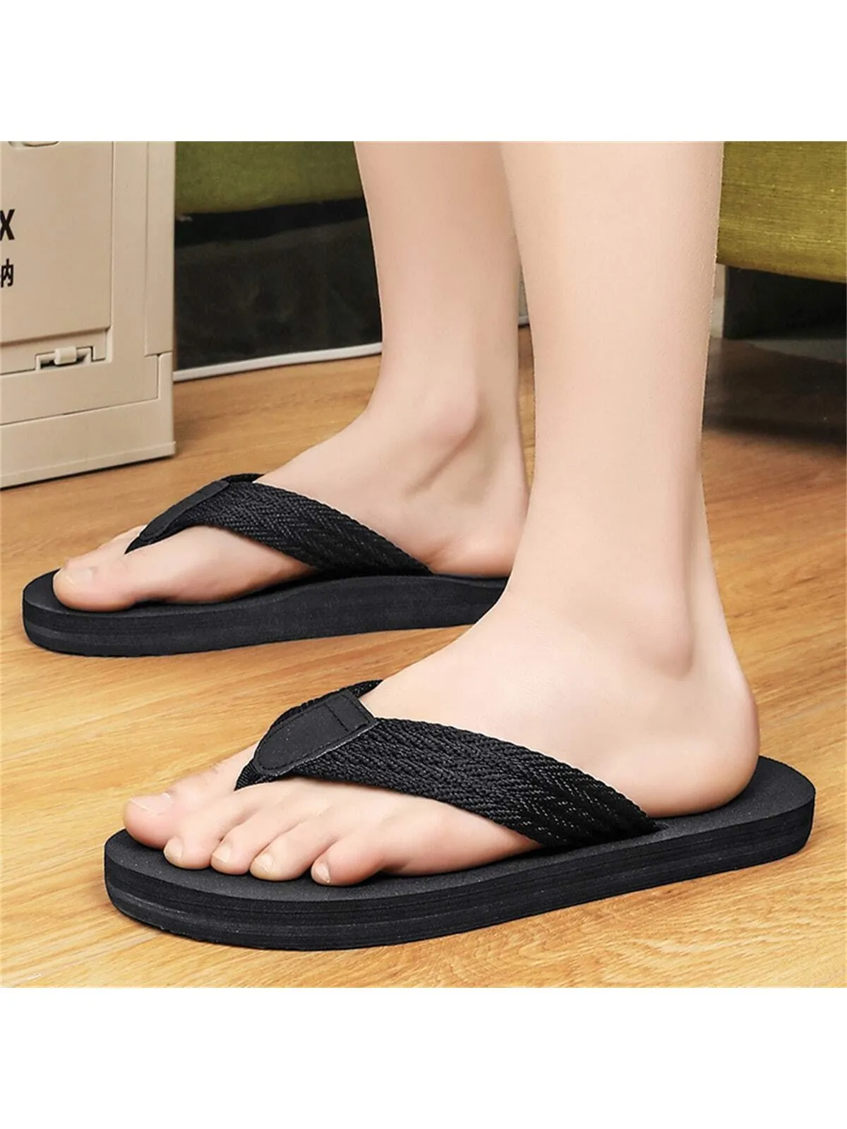 Extra Large Size Men's Slip-on Slides For Home, Daily & Beach Wear