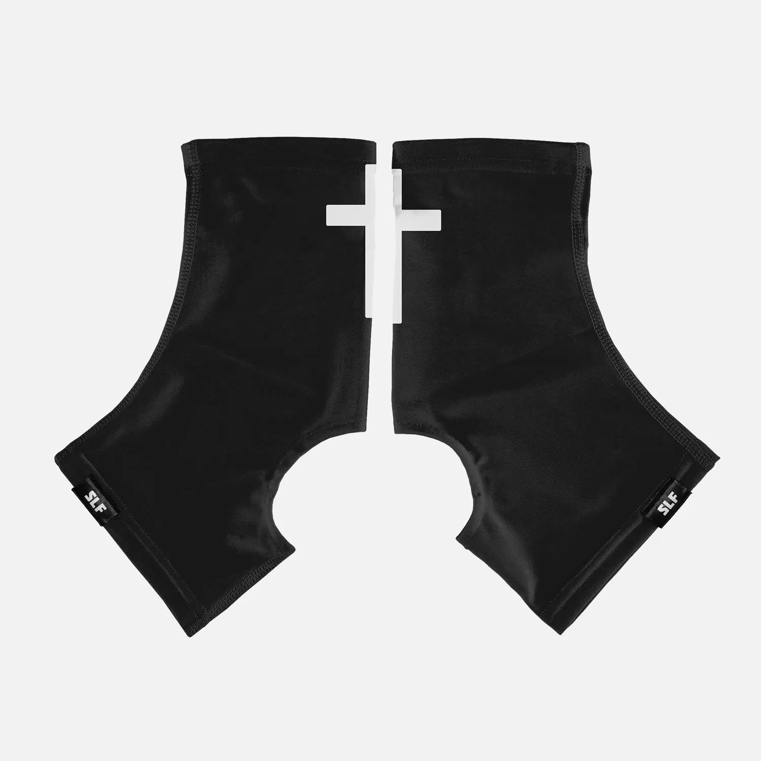 Faith Cross Black Spats / Cleat Covers