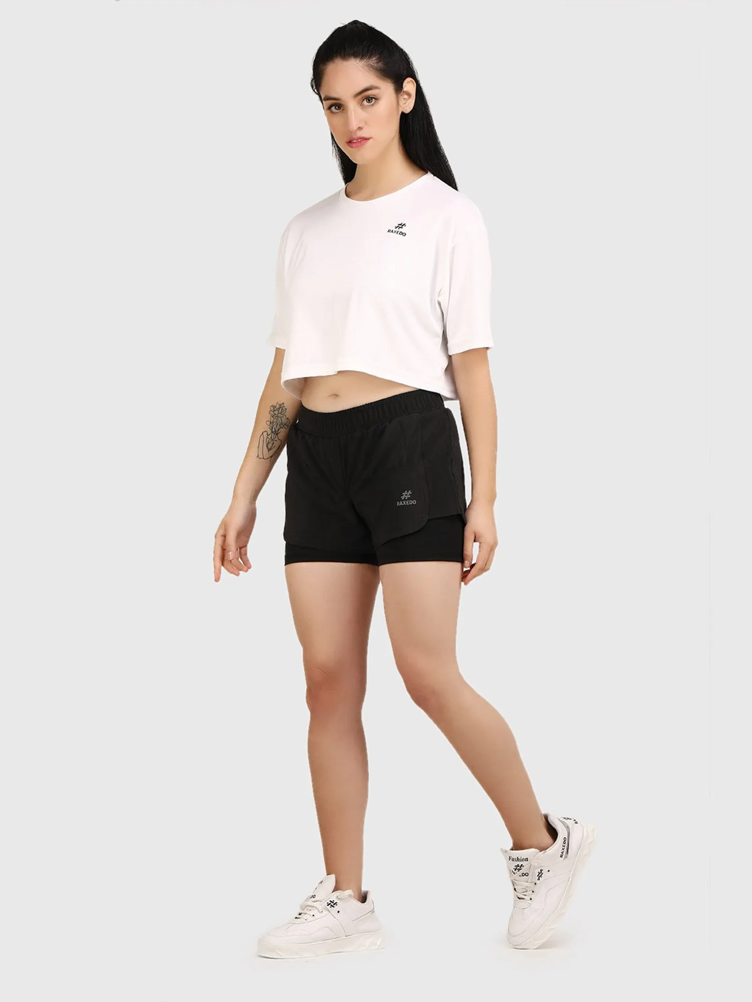 Fitness Crop Tops Women's