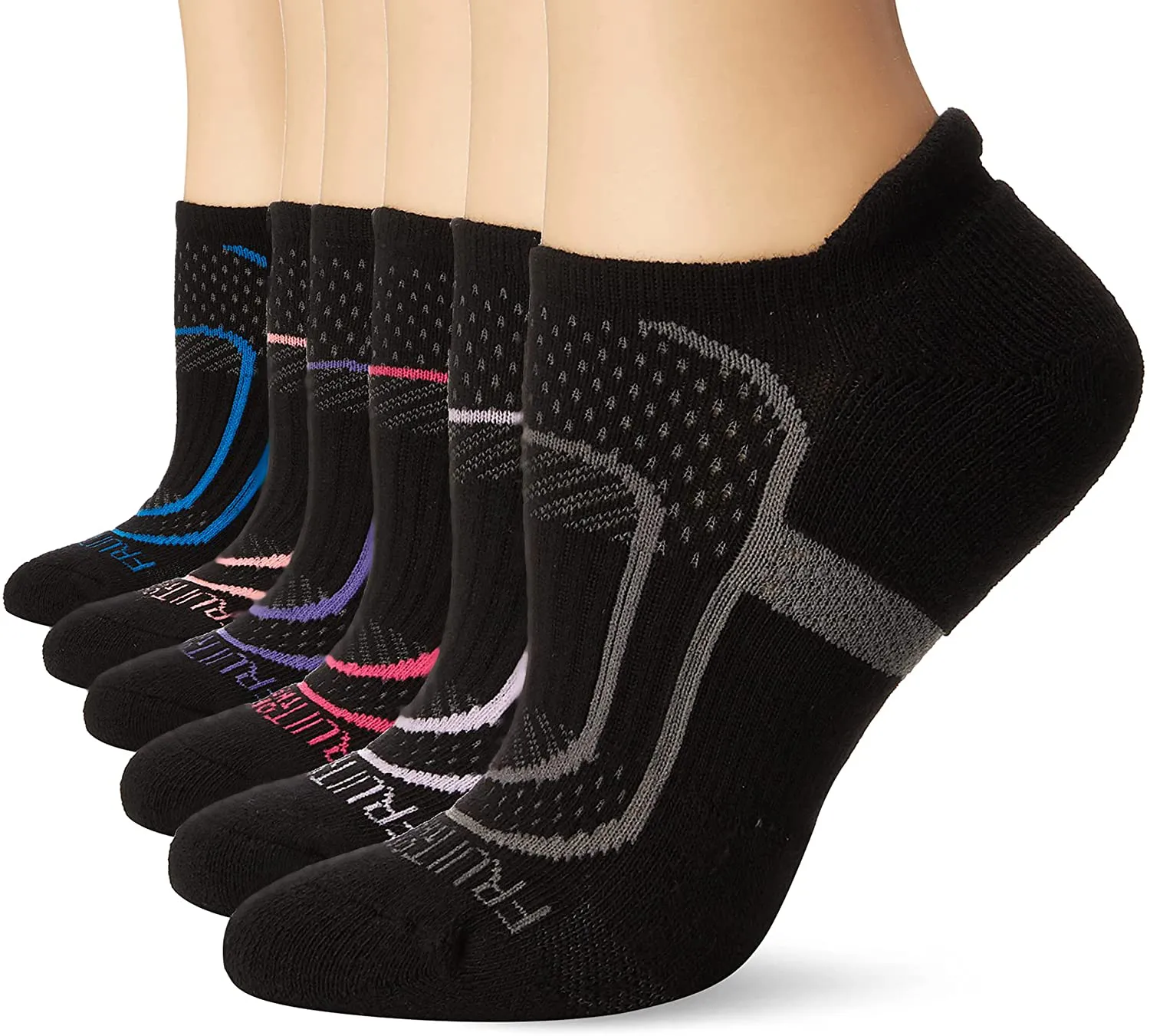 Fruit of the Loom womens Active 6 Pair Pack Socks