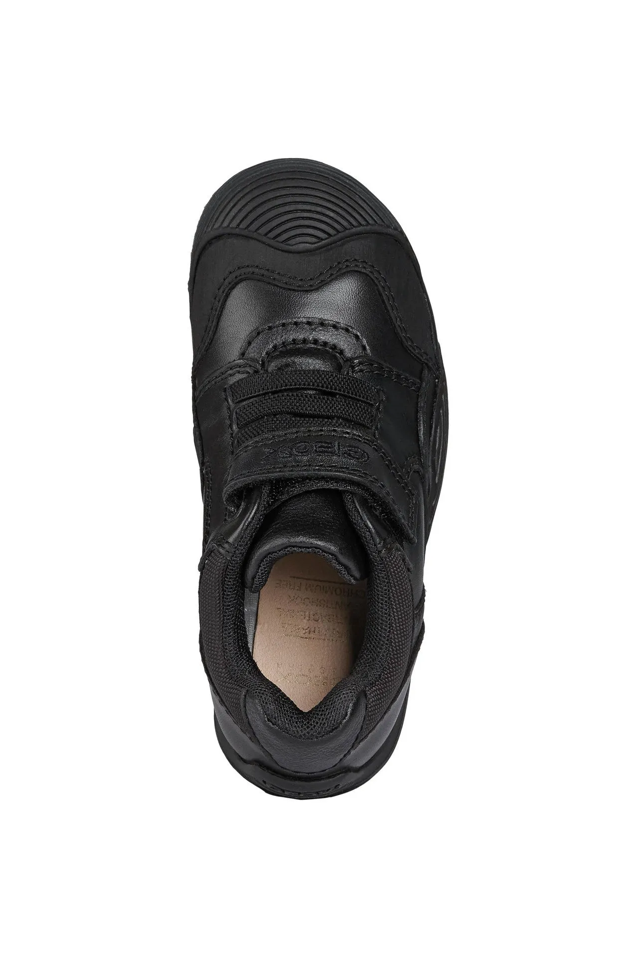 Geox Savage B Boys Black School Shoe