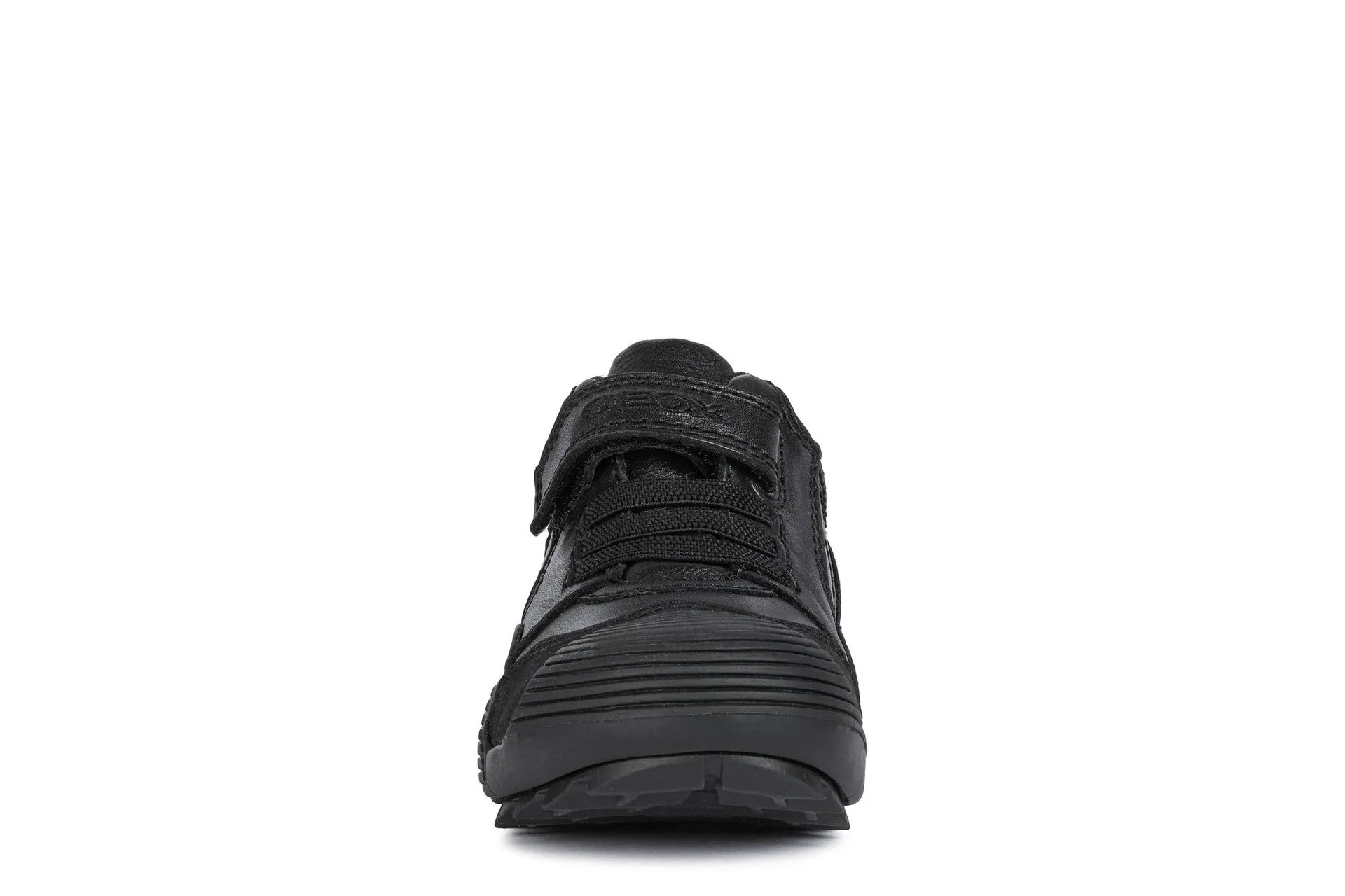 Geox Savage B Boys Black School Shoe