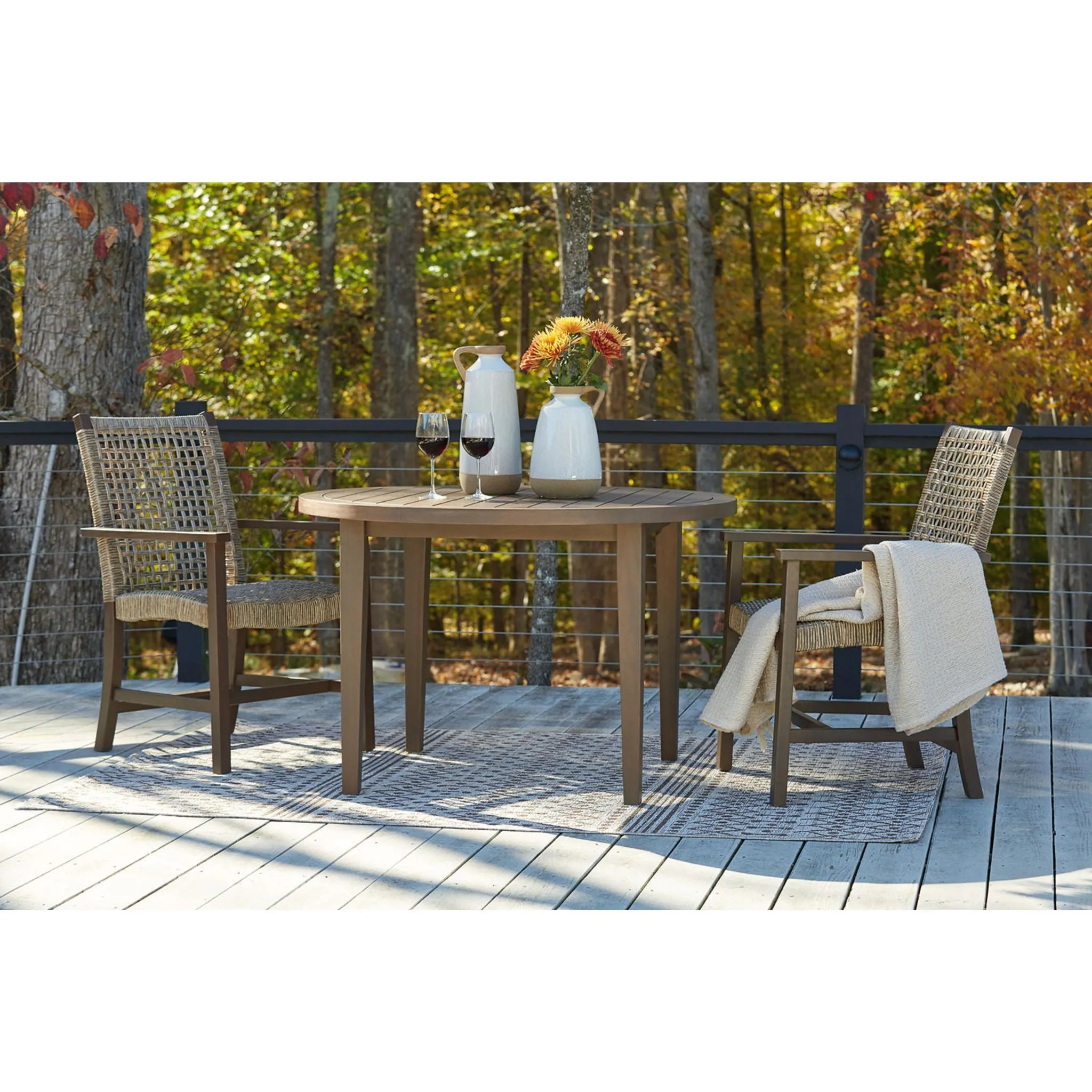 Germalia 3 Piece Outdoor Table Set