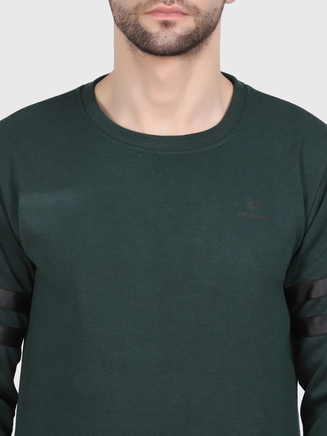 green sweatshirt mens - Regular FIT