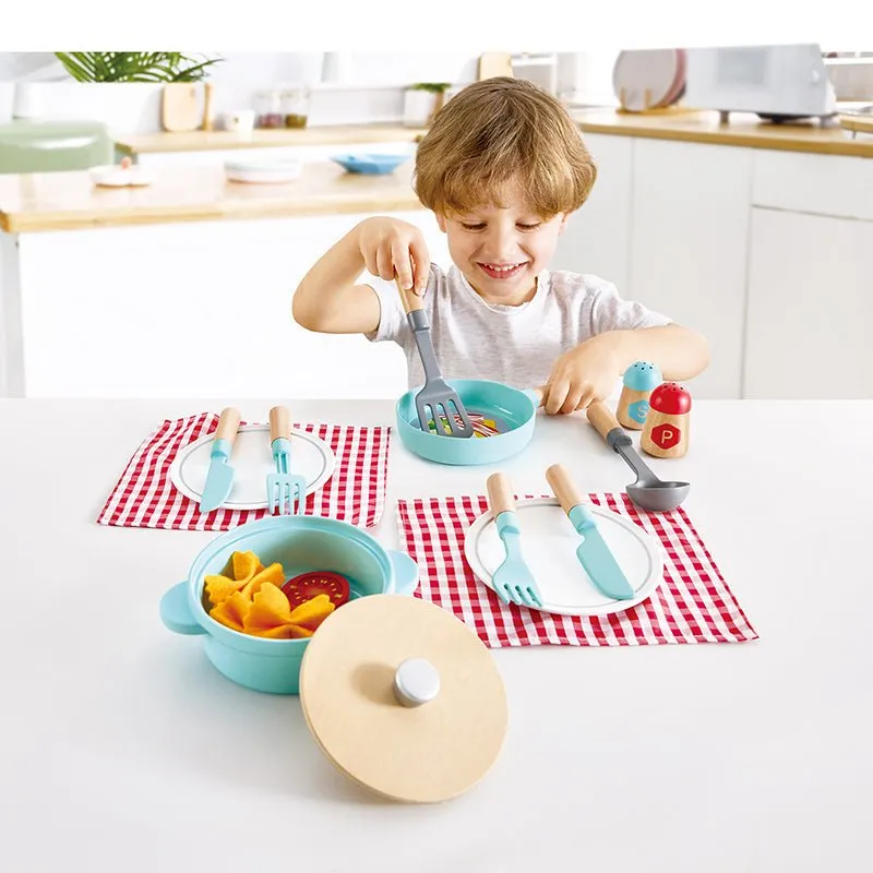 Hape Cook & Serve set  E3208 (Direct Shipping UK Only)