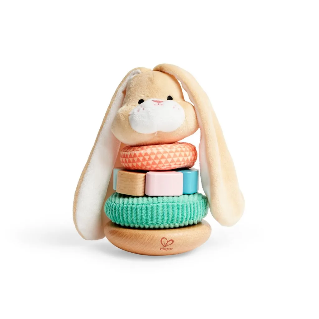 Hape Soft Bunny Stacker Baby Toy