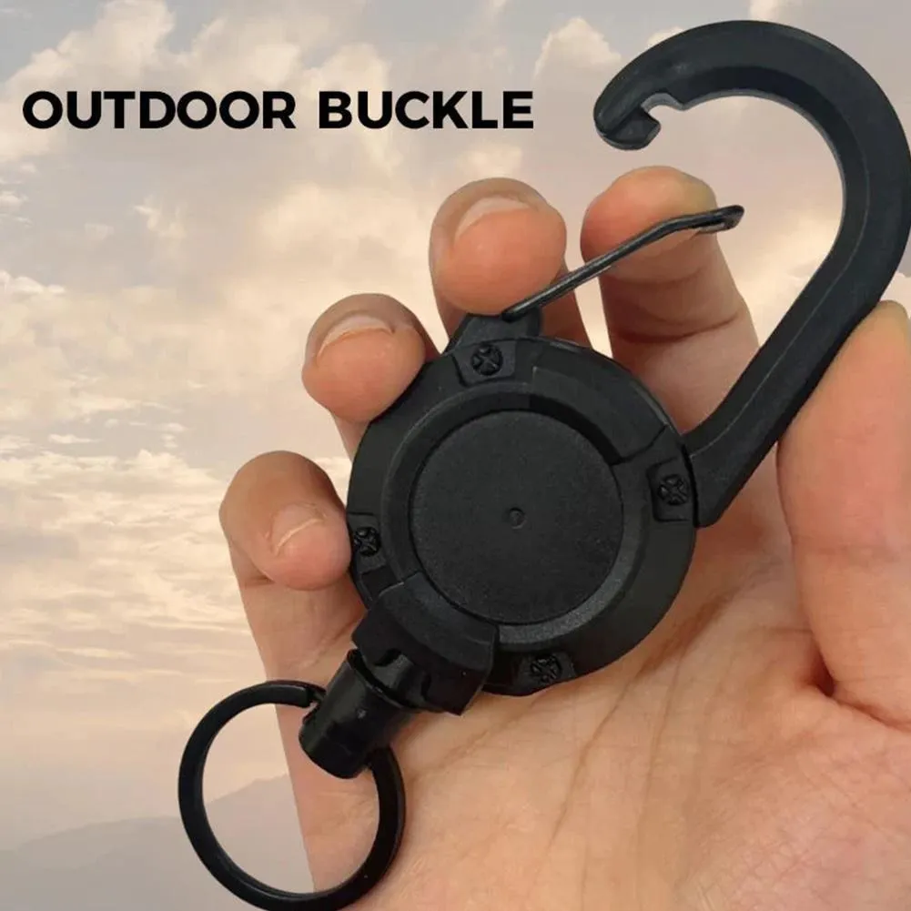 Heavy Duty Retractable Pull Practical Keychain