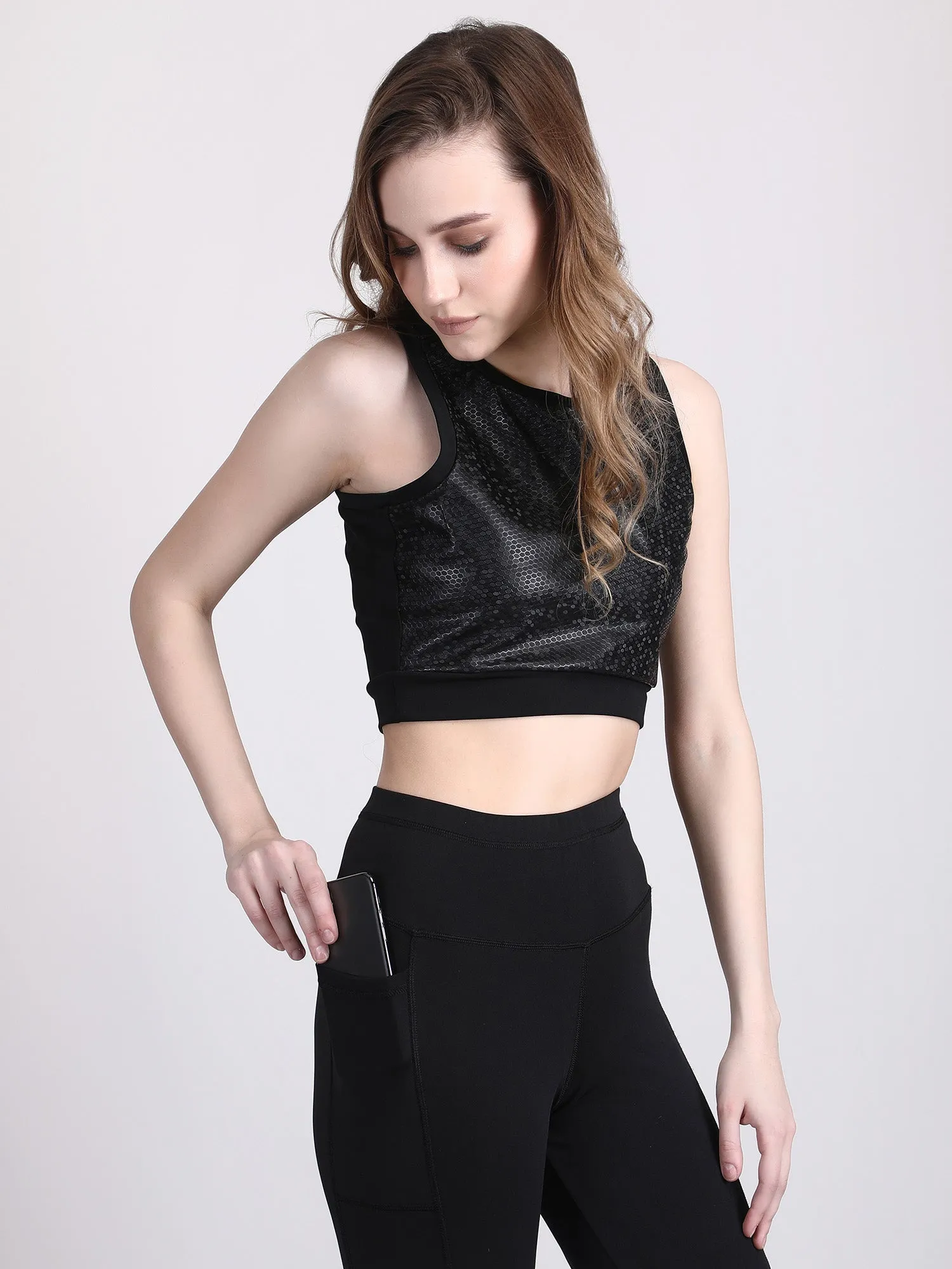 high waisted black jeggings