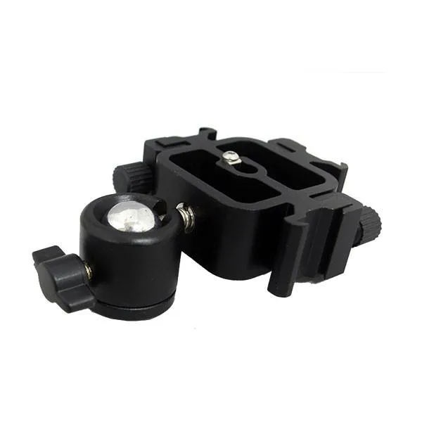 Hypop Triple Speedlite Flash Gun Ball Head Bracket Holder