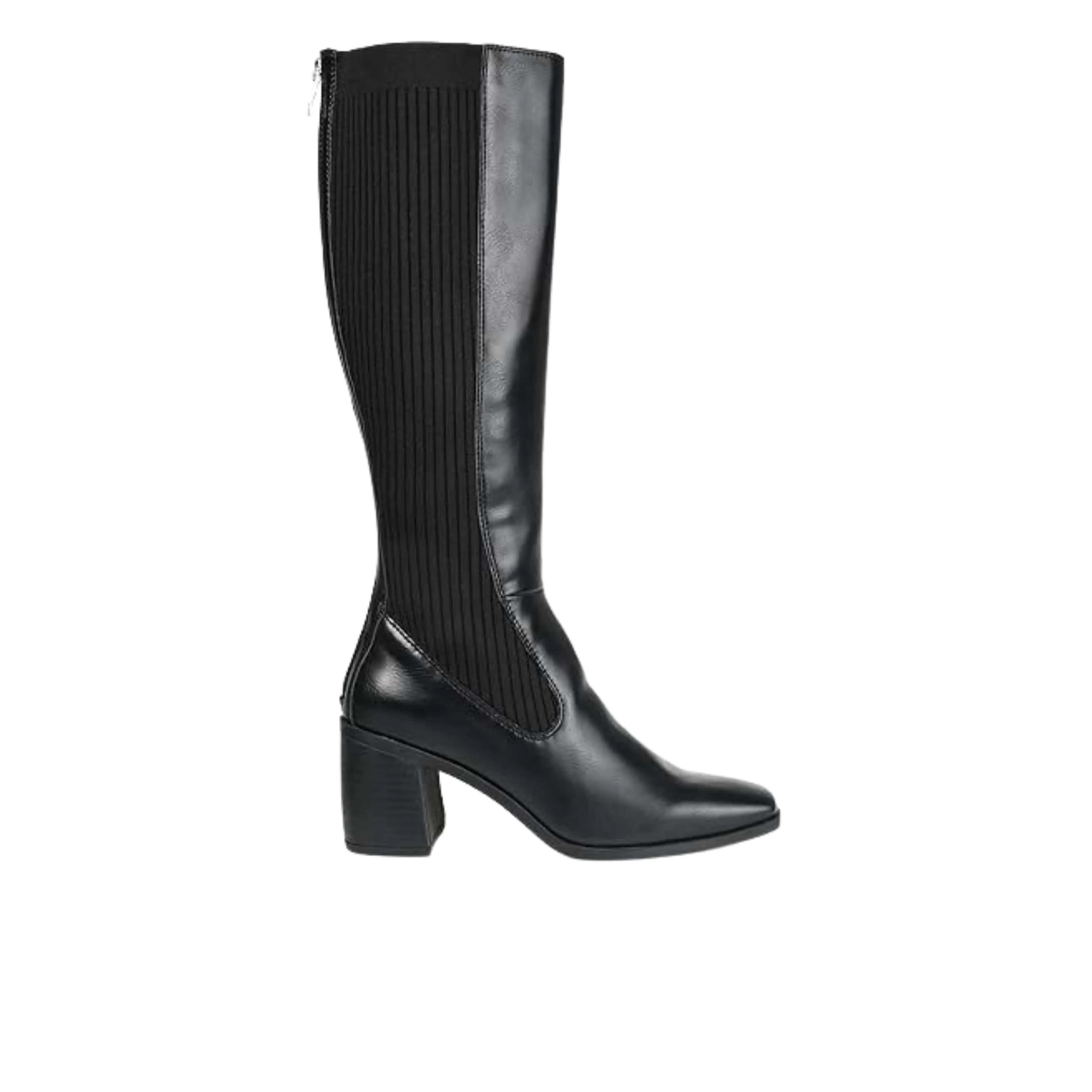 JOURNEE COLLECTION - Winny Tru Comfort Foam Stacked Heel Knee High Boots