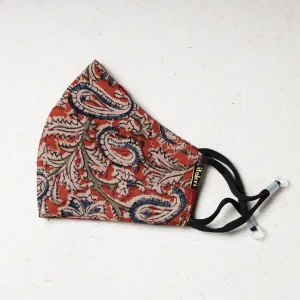 Kalamkari Block Print Cotton Snug Fit Face Cover