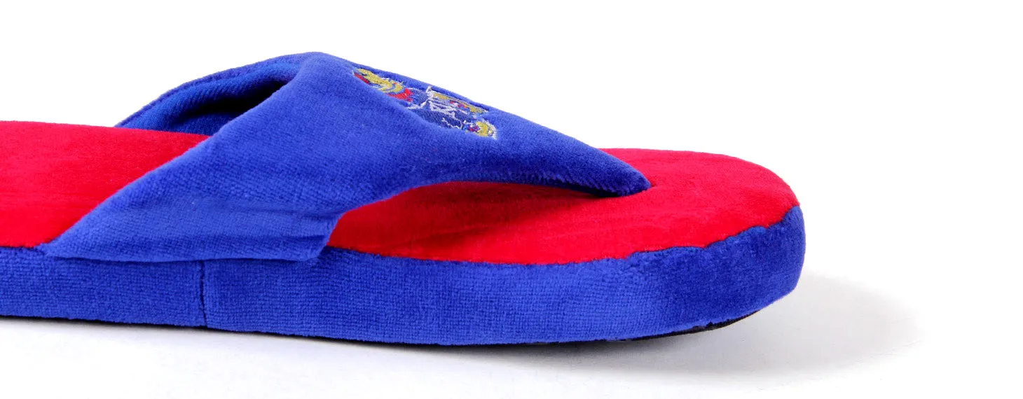 Kansas Jayhawks Comfy Feet Flip Flop Slippers