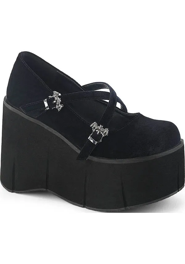 KERA-10 [Black Velvet] | PLATFORMS [IN STOCK]**