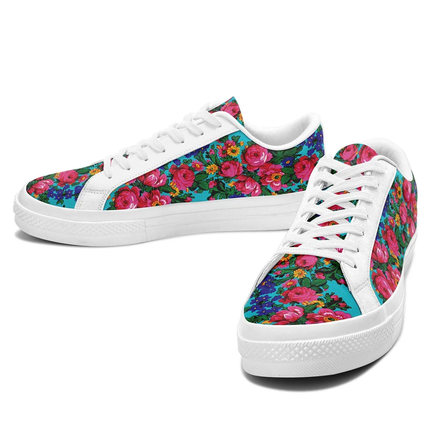 Kokum's Revenge - Sky Aapisi Low Top Canvas Shoes White Sole