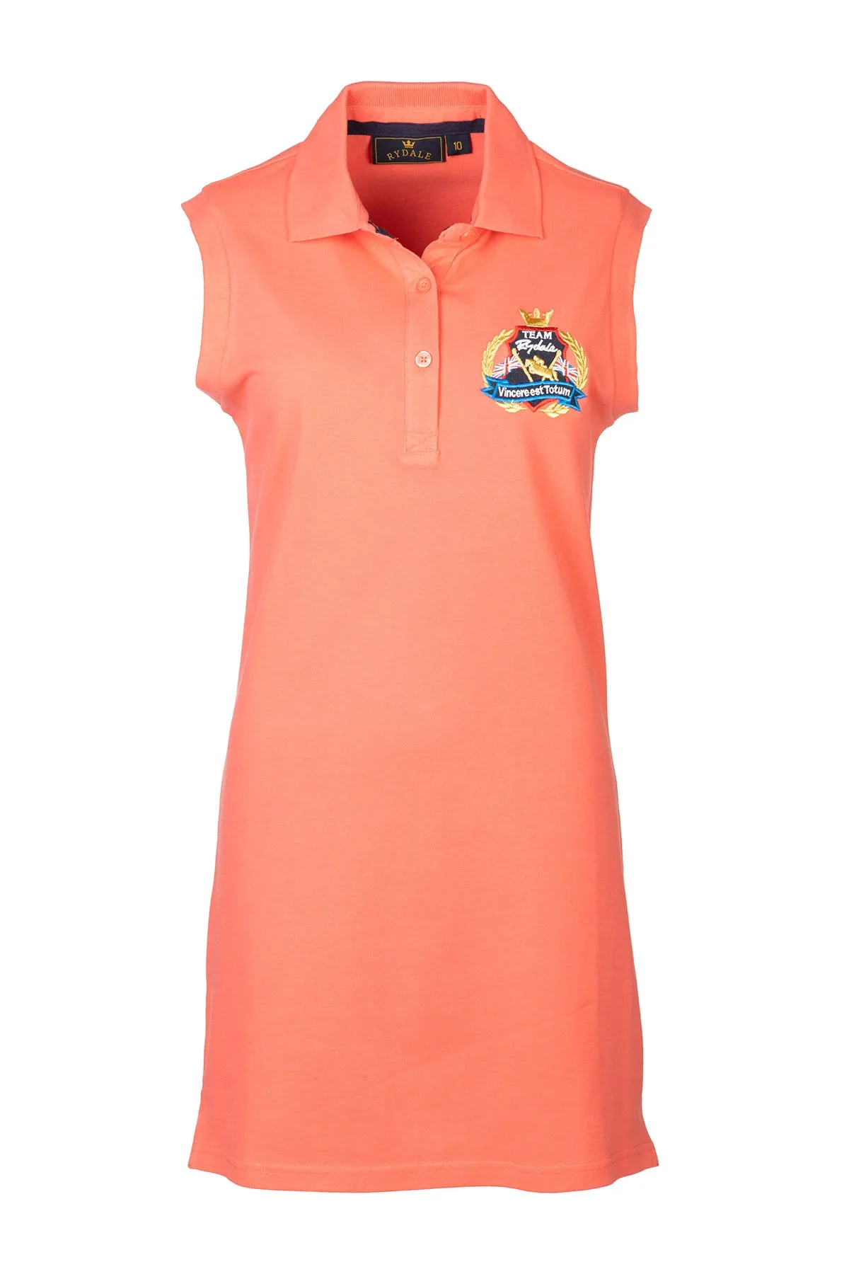 Ladies Sleeveless Polo Dress - Charlie