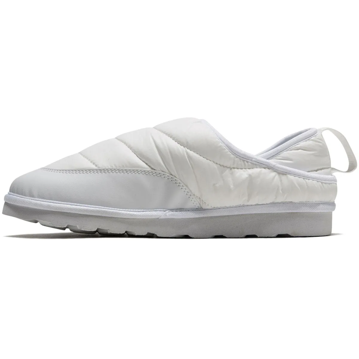 Lakai Owen Slipper Shoes - White Nylon