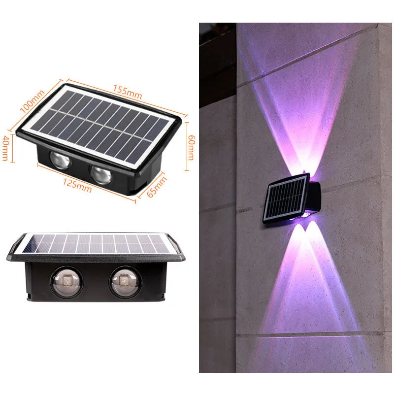 LED Up and Down Lights Outdoor Wall Light-Multi Color