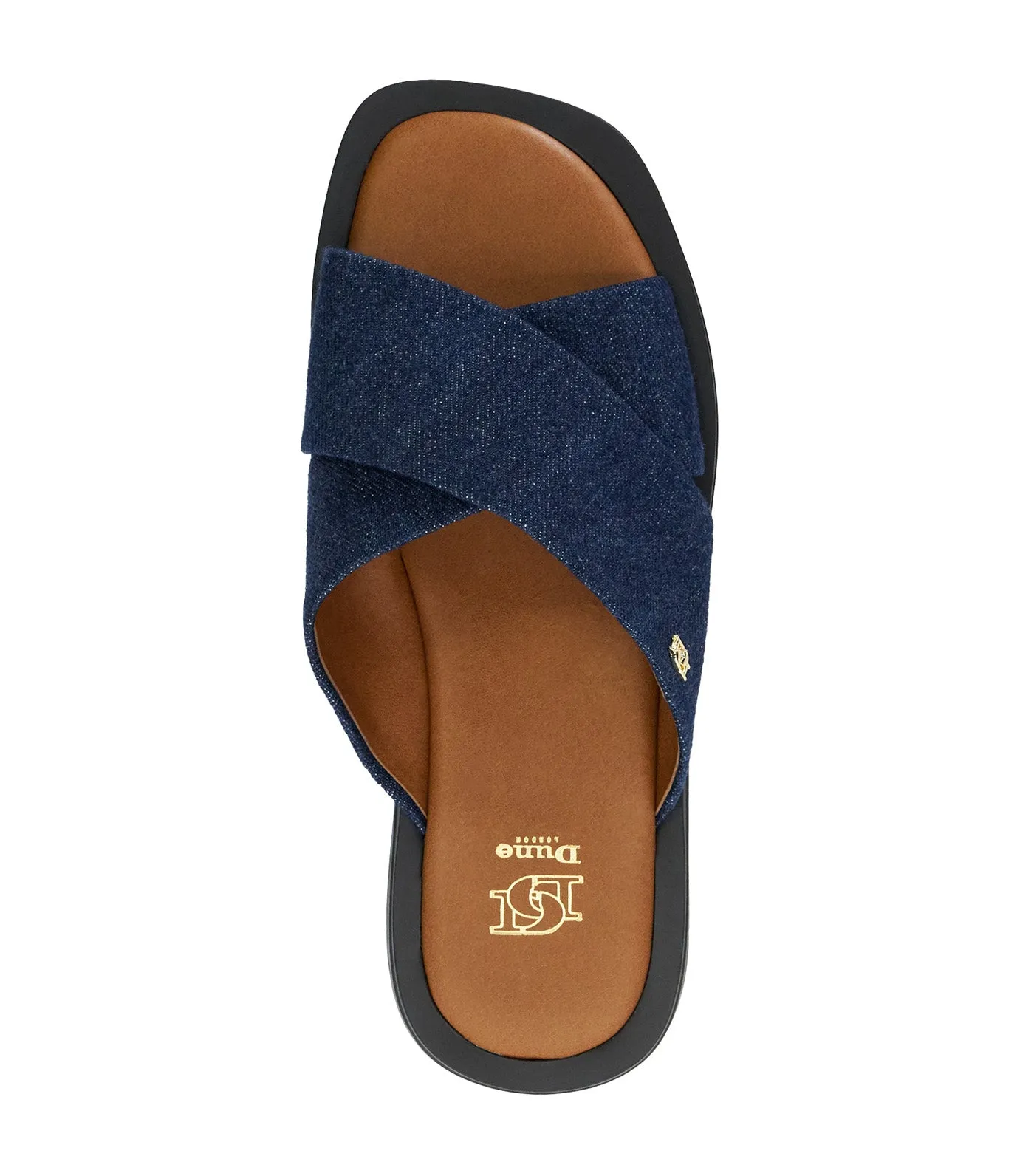 Liquor Slide Sandals Sand Navy