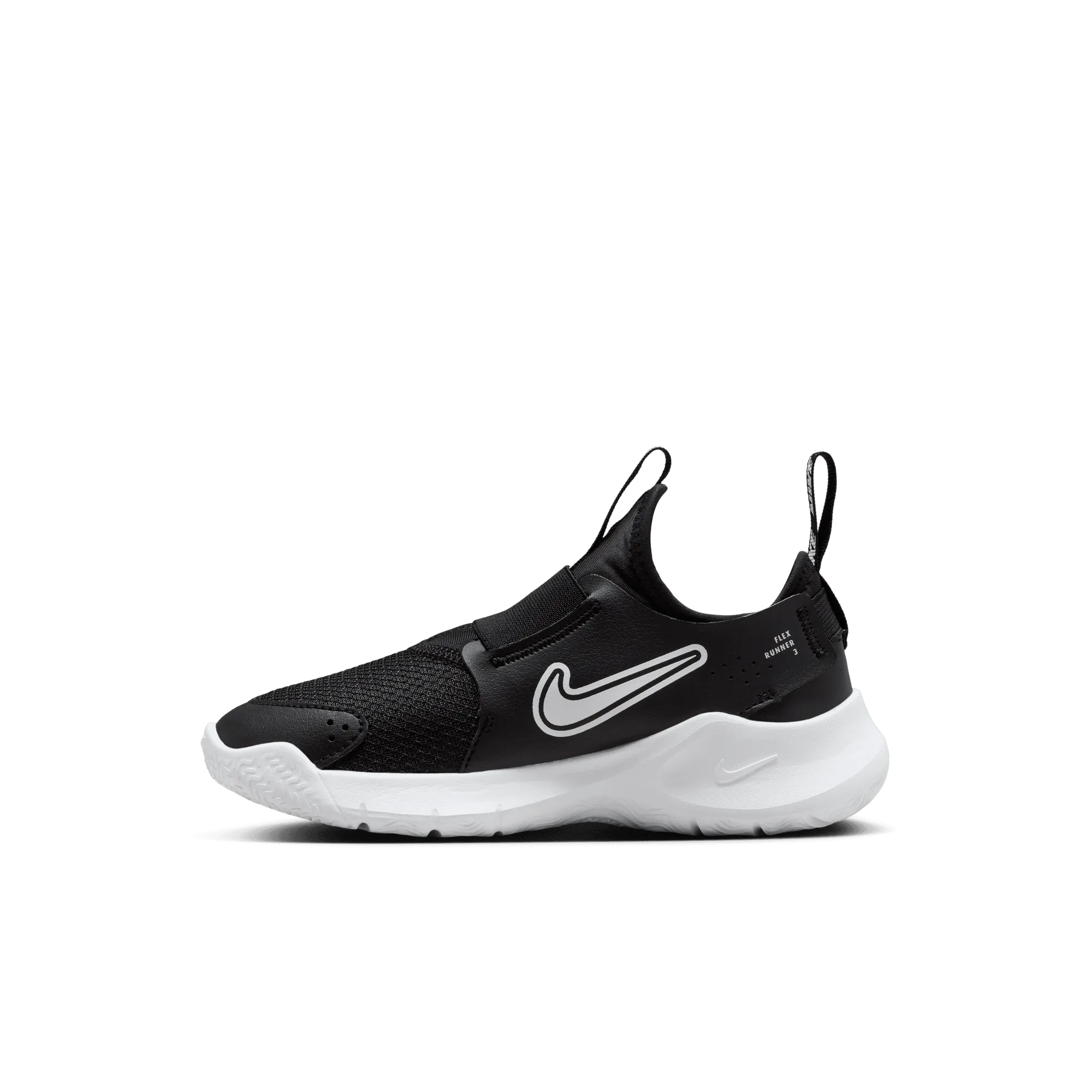 Little Kids' Nike Flex Runner 3 Shoes (005 - Black/White)