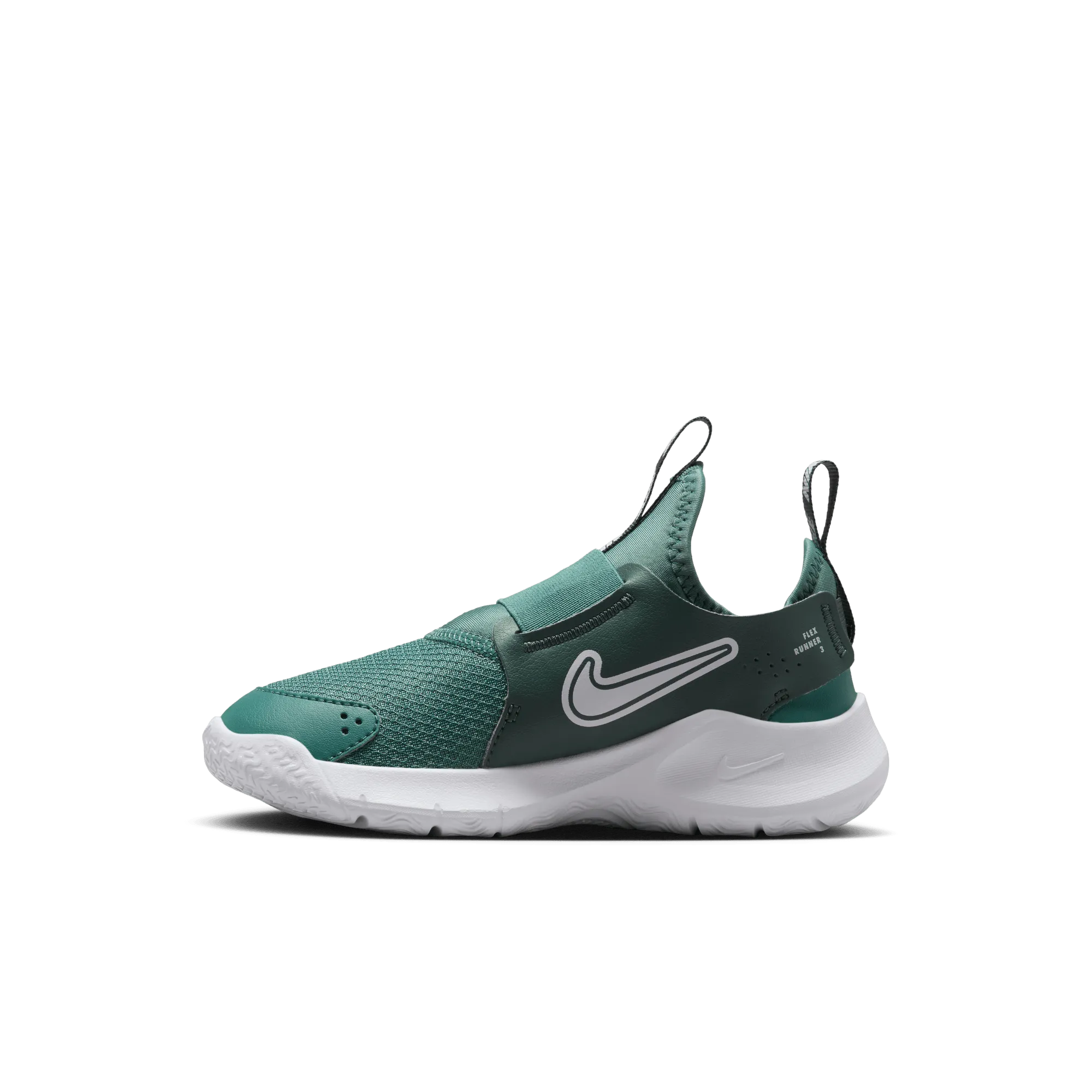 Little Kids' Nike Flex Runner 3 Shoes (300 - Bicoastal/White-Vintage Green)