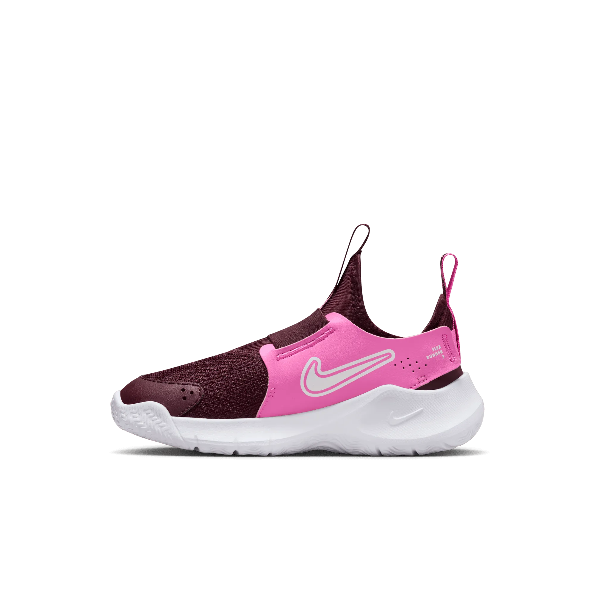 Little Kids' Nike Flex Runner 3 Shoes (603 - Burgundy Crush/White-Playful Pink)