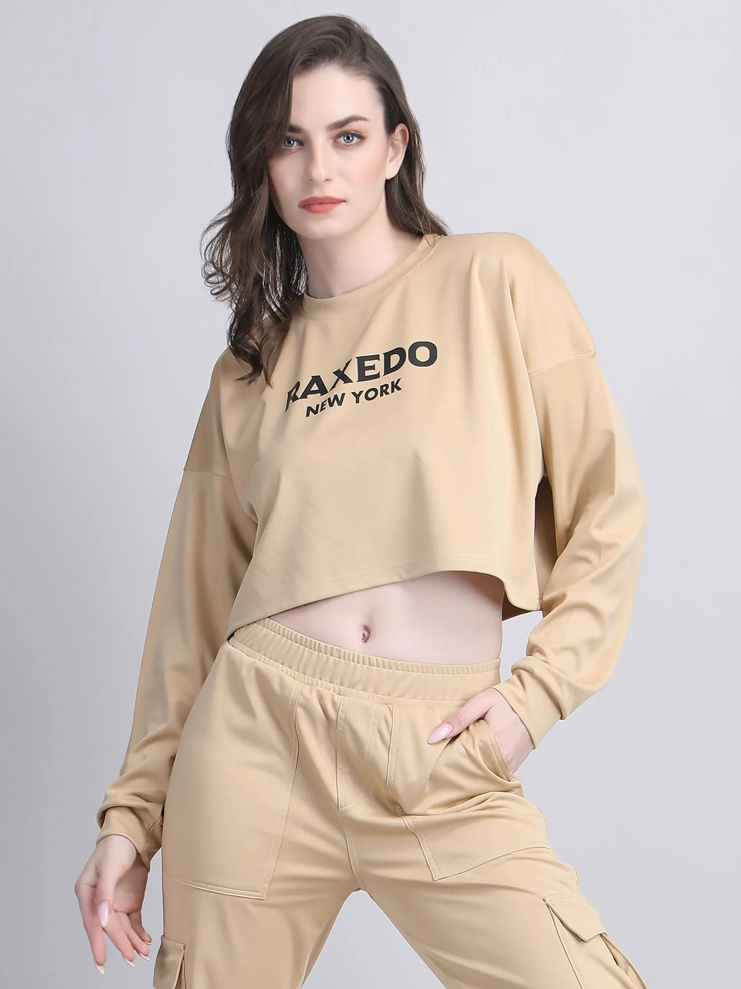 long sleeve crop top - aesthetic crop tops