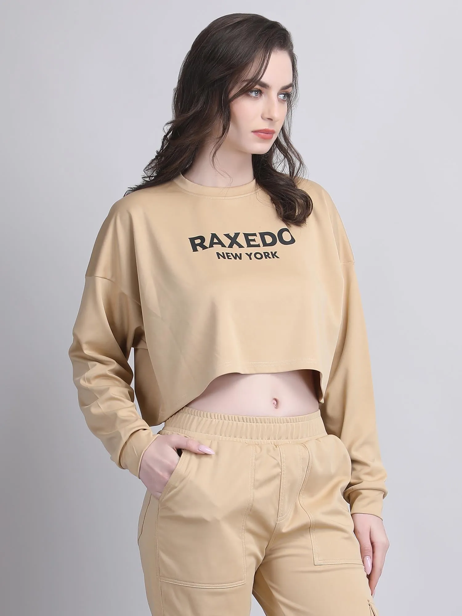 long sleeve crop top - aesthetic crop tops