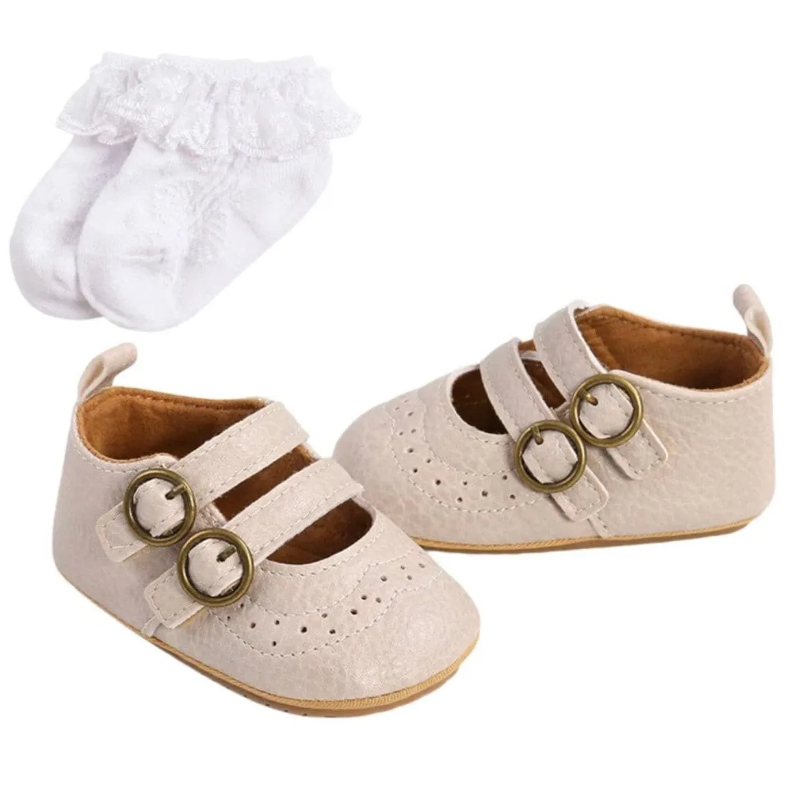 Lou - Baby Mary Janes First Walker Shoes