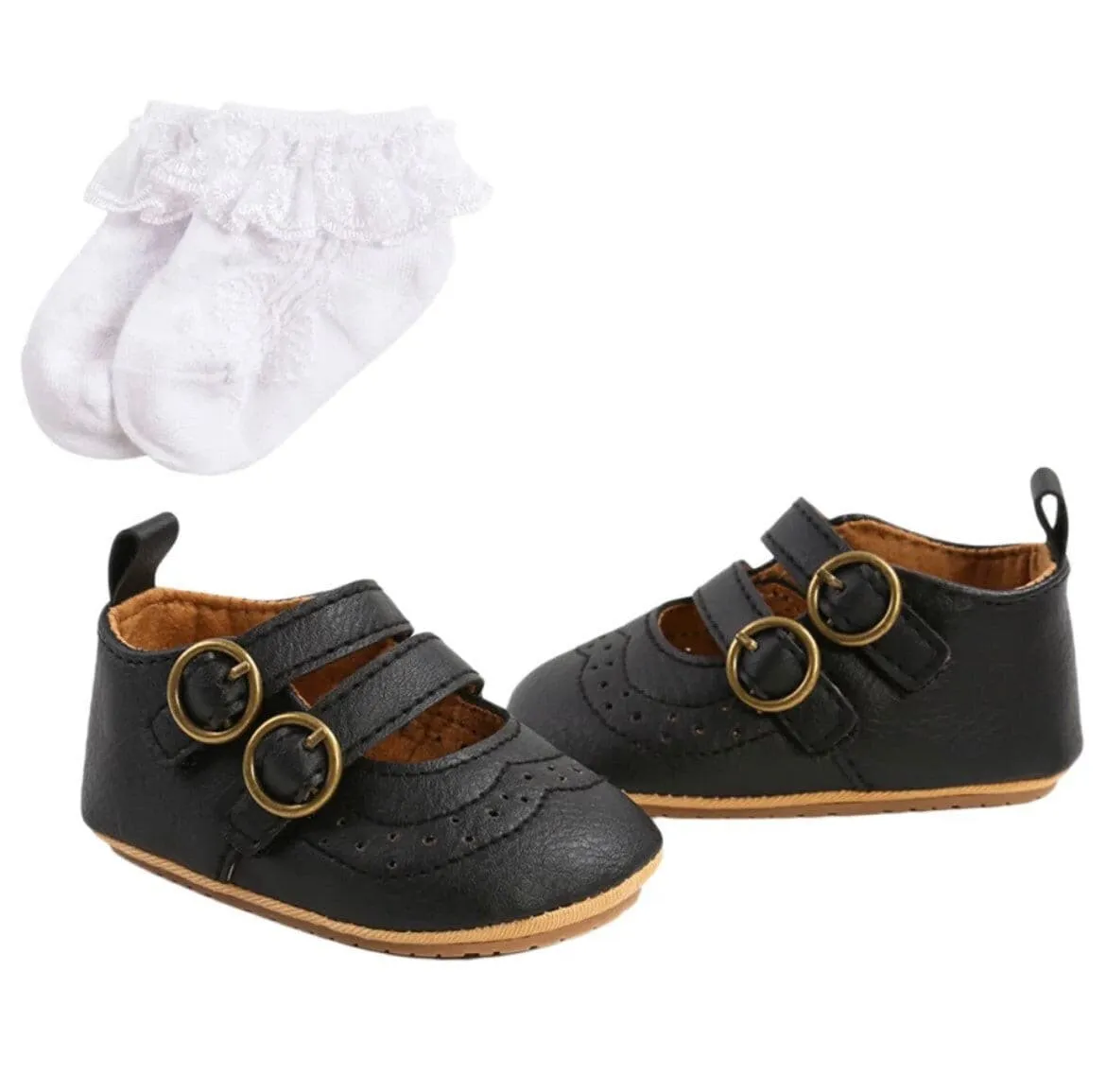 Lou - Baby Mary Janes First Walker Shoes