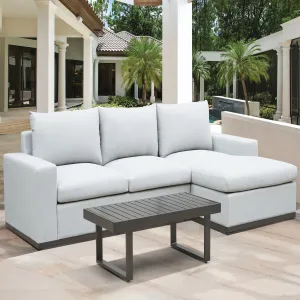 Luxurious Outdoor Chofa/Sofa Chaise - Generously Scaled, Stain and Fade-Resistant Solution-Dyed Acrylic Cover