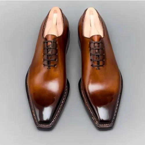 Made to Order Shoes Handmade Shoes Made to Measure Shoes Premium Quality Leather Shoes Brown Shaded Shoes Mens Shoes Artisan Shoes Wedding Shoes