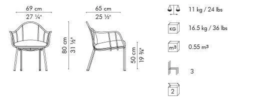 MARCEL EASY ARMCHAIR