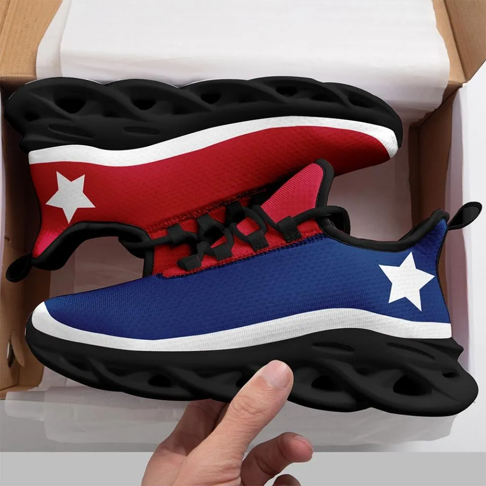 MaxSoul-B03010 Custom Max Soul American Flag, USA Flag Sneakers Max Soul, Shoes, Printed Shoes