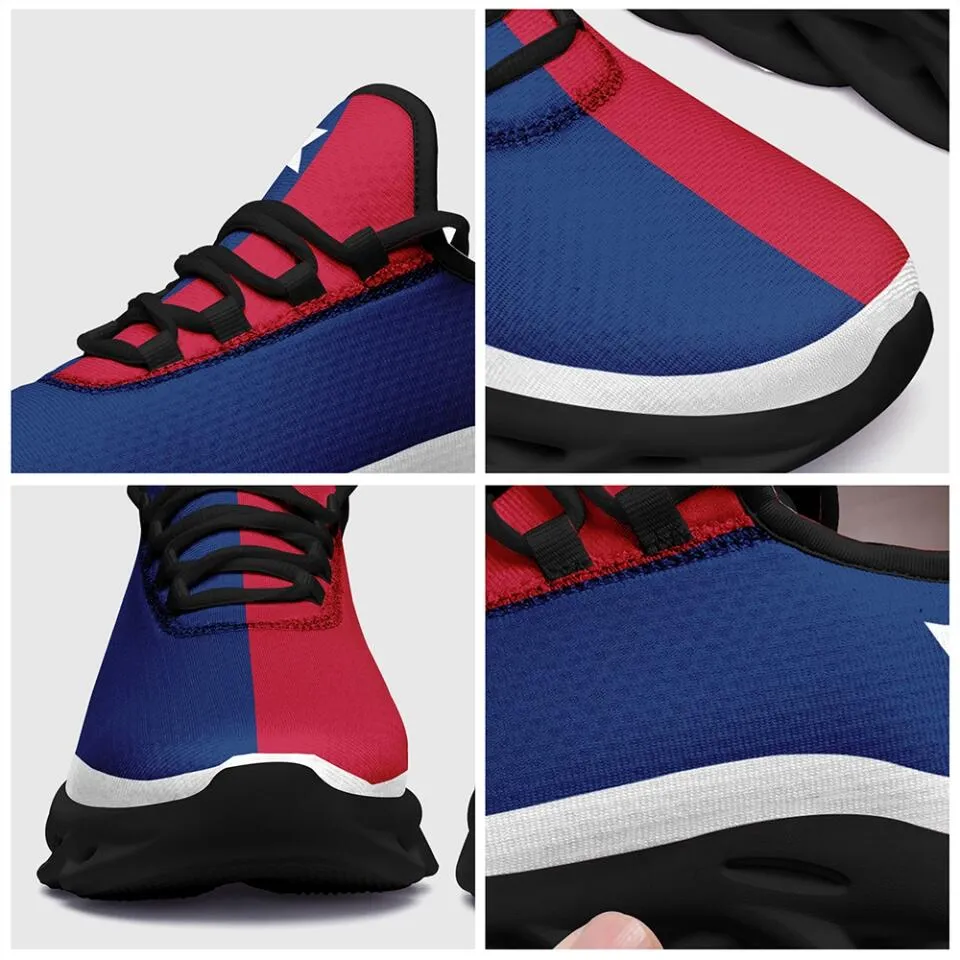 MaxSoul-B03010 Custom Max Soul American Flag, USA Flag Sneakers Max Soul, Shoes, Printed Shoes